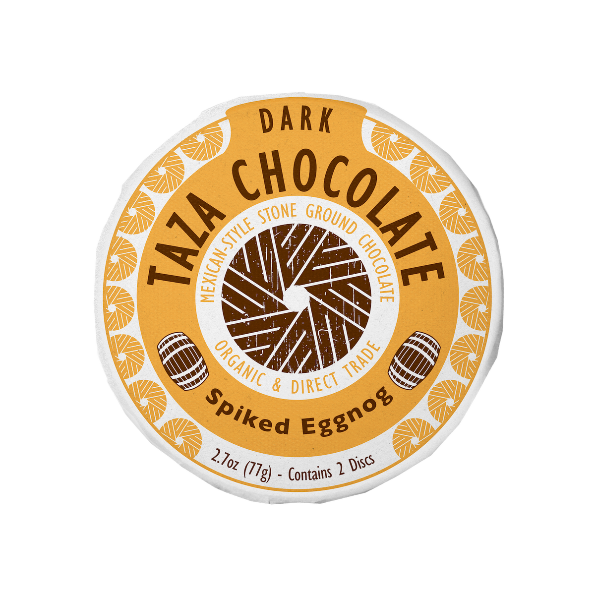 Taza Spiked Eggnog Mexican Style Chocolate Disc