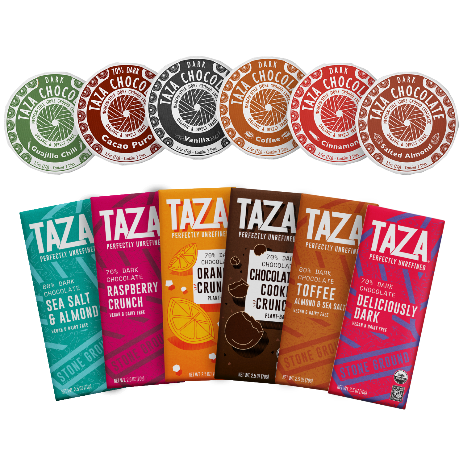 Taza Boldest Flavors Gift Box contents