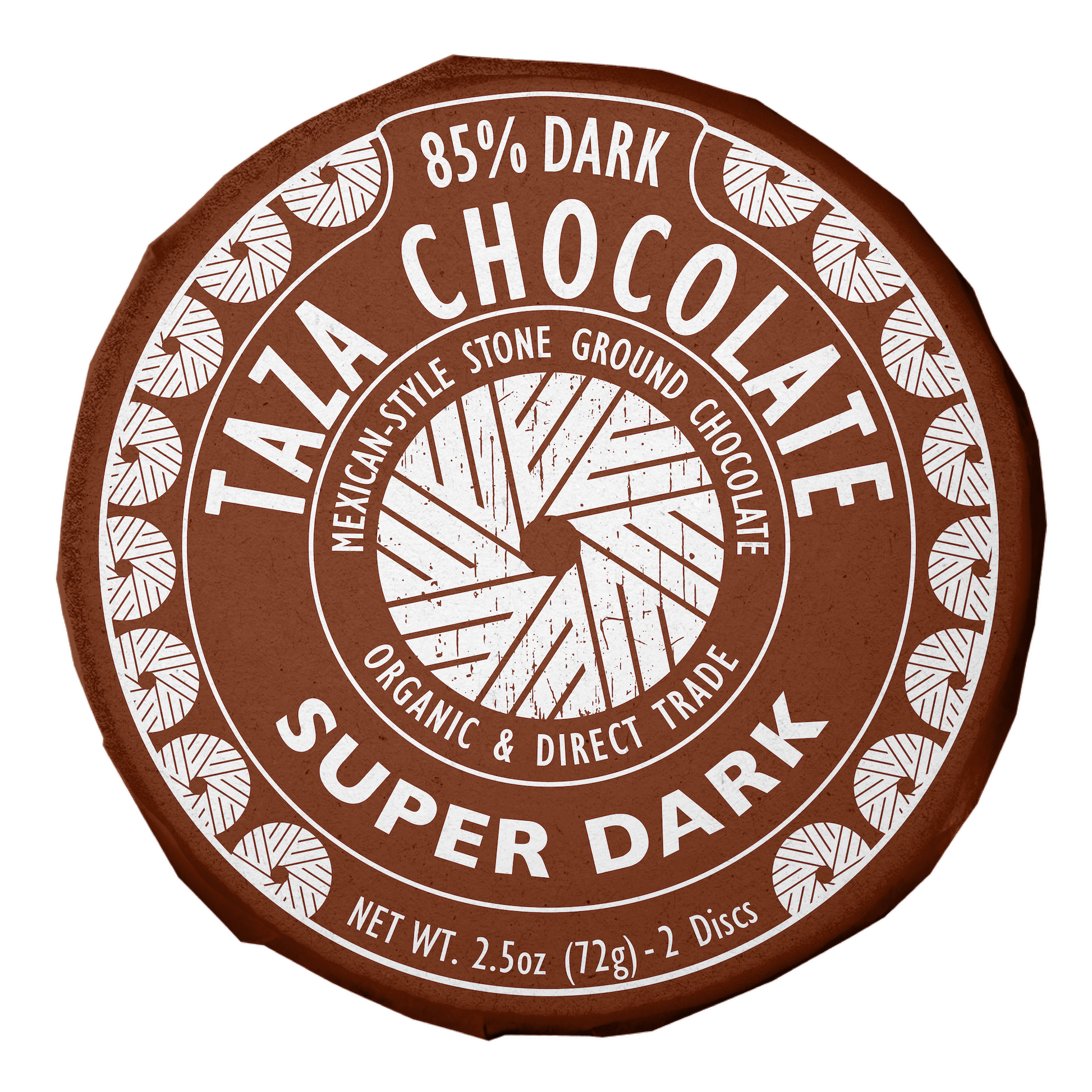 Taza Chocolate stone ground Super Dark Chocolate Disc, Mexican-style dark chocolate